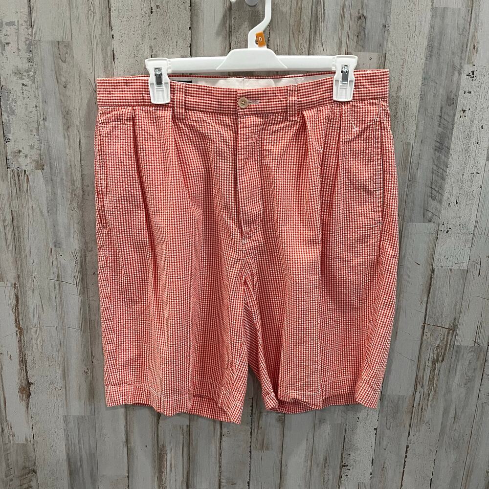 Polo Golf Ralph Lauren Fairway Cotton Shorts Orange Gingham UT Vols Men’s 33